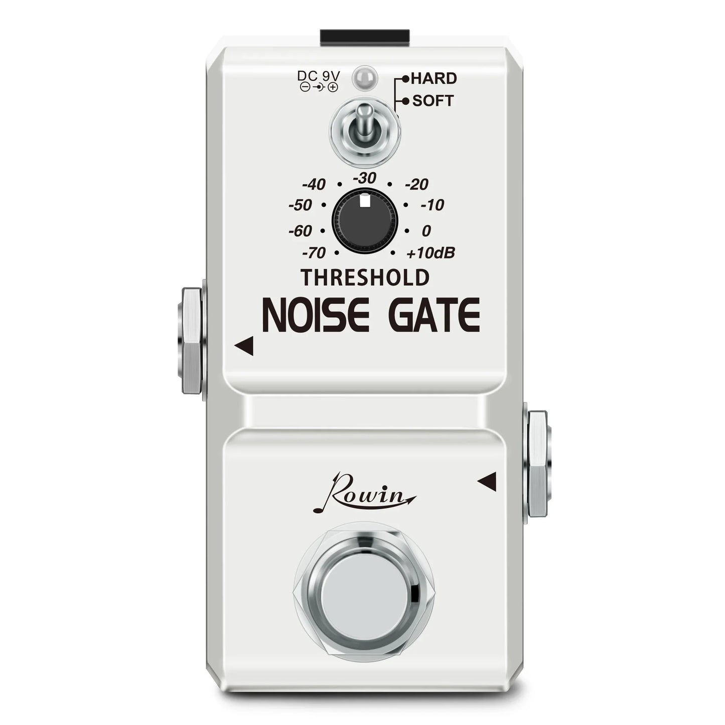 Noise Gate Pedal — Noise Killer Suppressor Effect with 2 Modes for Electric Guitar & Bass, True Bypass
