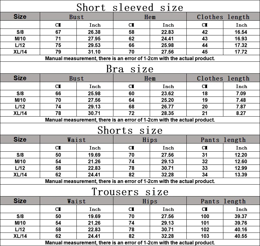 Women’s 2PCS Sportswear Yoga Set – Short Sleeve Crop Top & High Waist Leggings for Gym & Fitness