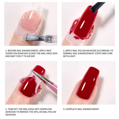 15ml Nail Peel-Off Liquid Latex Tape – Cuticle Guard & Nail Edge Protector for Manicure