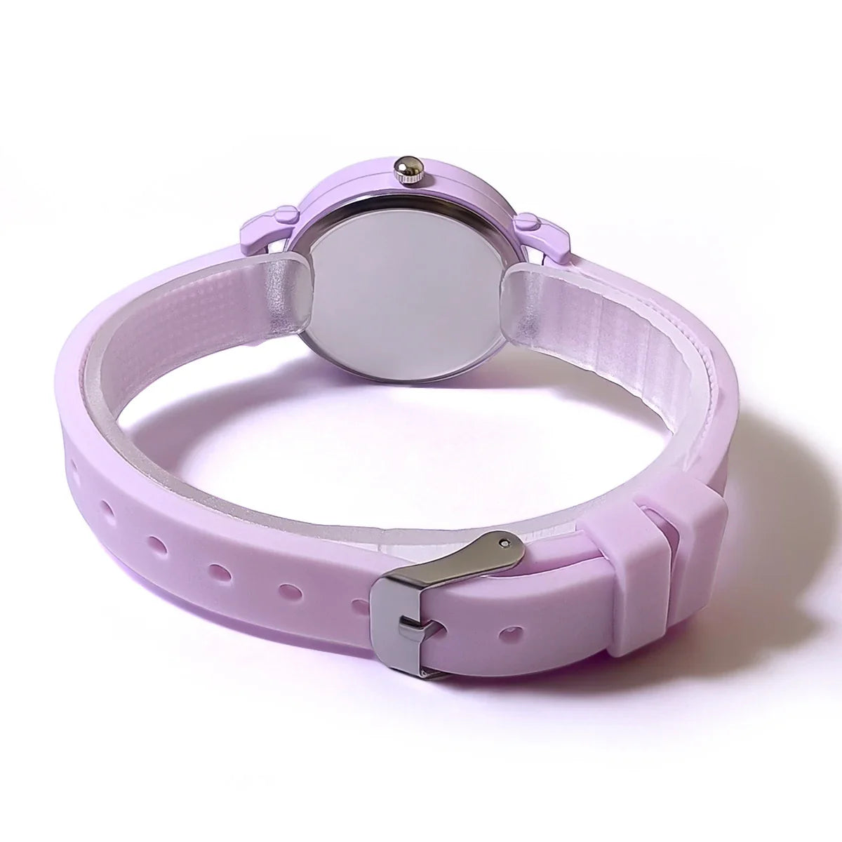 Women’s Silicone Strap Quartz Watch – Casual Wristwatch Gift for Ladies