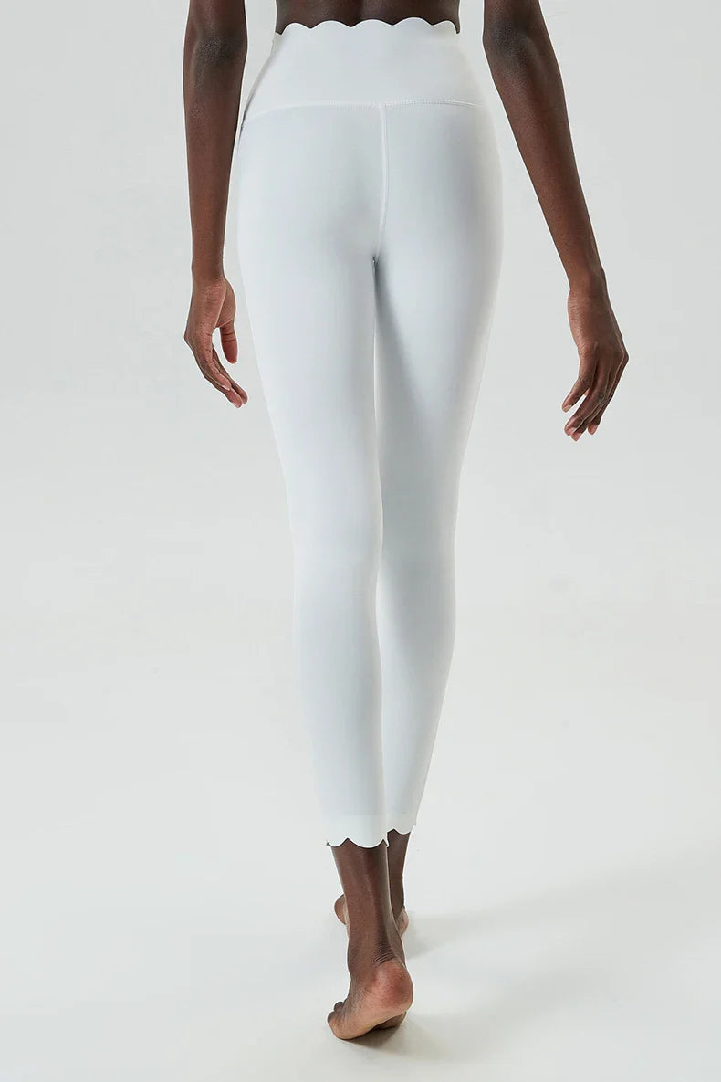 Women’s High Waist Sports Leggings – Solid Color Soft Yoga Pants & Breathable Gym Tights