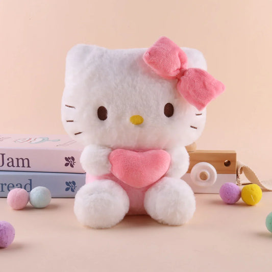 22cm Sanrio Hello Kitty & Kuromi Plush Pillow – Soft Stuffed Animal Toy Gift for Girls (My Melody, Cinnamoroll)