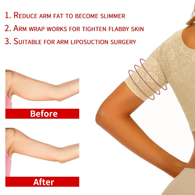 Women's Upper Arm Shapers - Compression Slimming Shapewear Vest Tops - Humpback Posture Corrector for Improved Posture