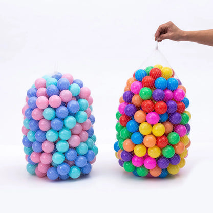 50/100PCS Eco-Friendly Soft Water Balls – 5.5cm Ocean Wave Pool Stress Balls for Kids Outdoor Play & Ball Pit Fun