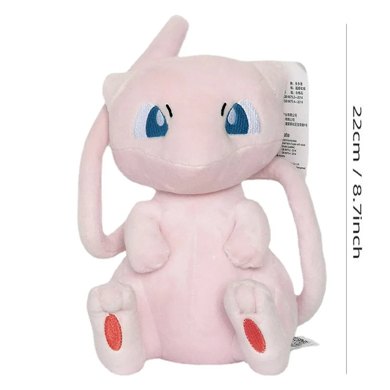 Original Pokémon Gengar Plush 24cm – Cute Pikachu Soft Stuffed Toy Doll for Kids Birthday Gift