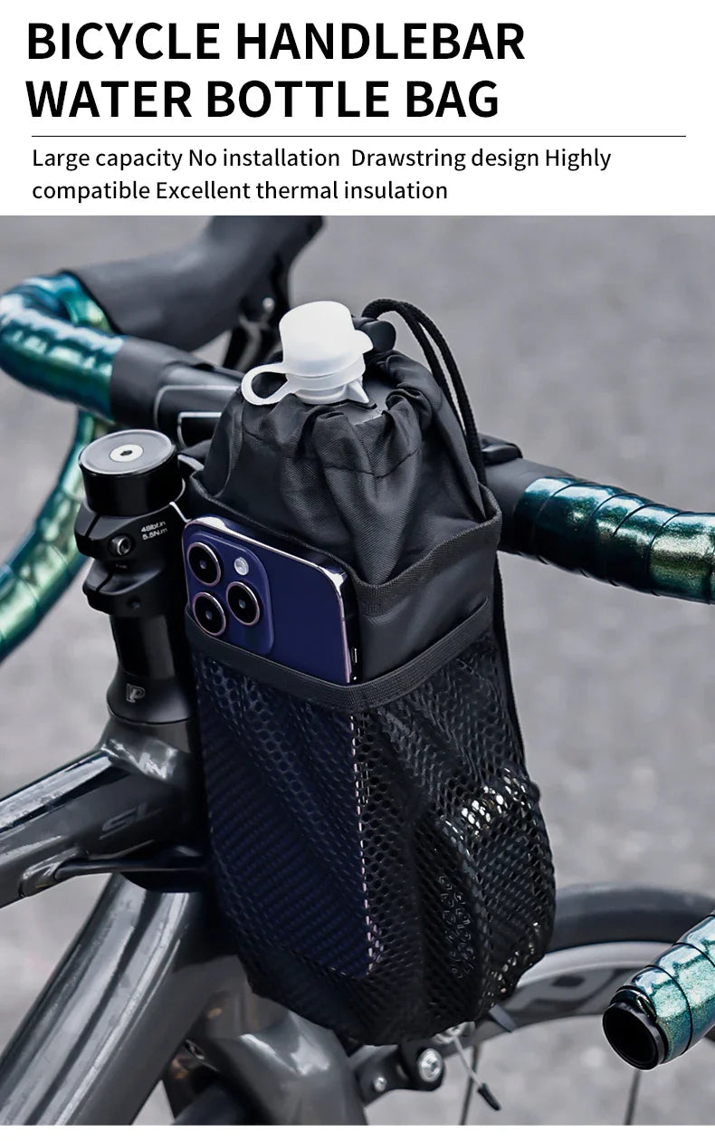 ESLNF Bike Water Bottle Holder – Insulated Cycling Kettle Carrier Pouch for MTB & Road Bicycles