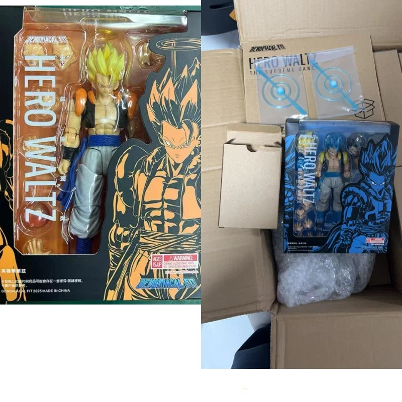 Demoniacal Fit Super Saiyan Gogeta Action Figure - Dragon Ball SHF Anime Custom Collectible Model Toy