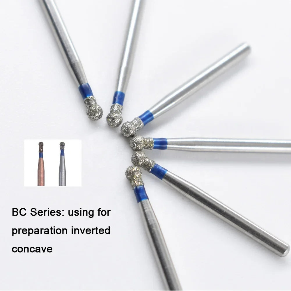 5pcs FG Dia 1.6mm Dental Drills – High-Speed Handpiece Diamond Burs for Teeth Whitening