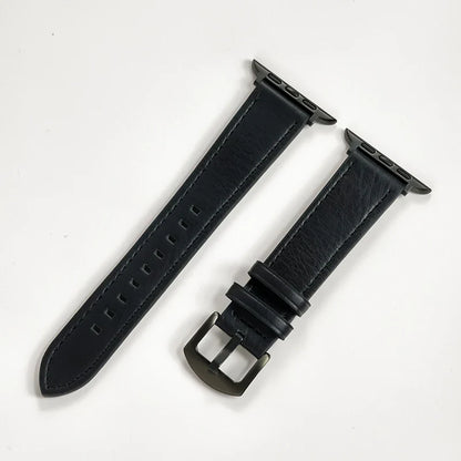Leather Strap for Apple Watch – High-Quality Replacement Band for All Series 38-49mm