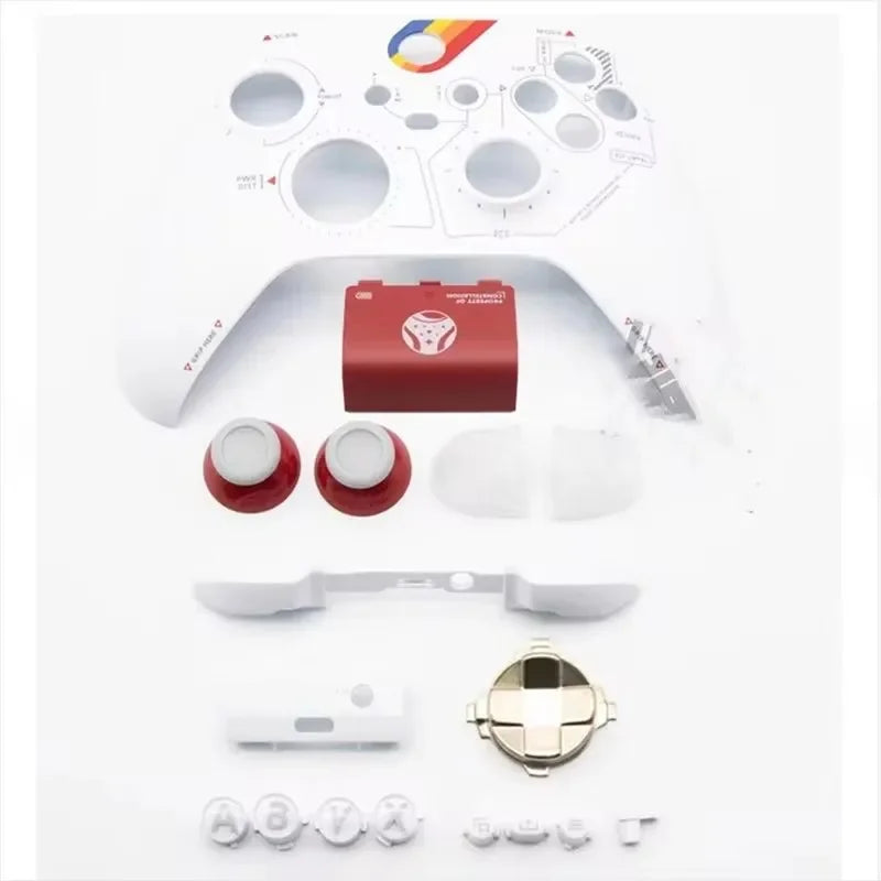 Xbox Series X|S & Xbox One Controller Starfield Edition Full Housing Shell – Rear Grip & Button Replacement Kit