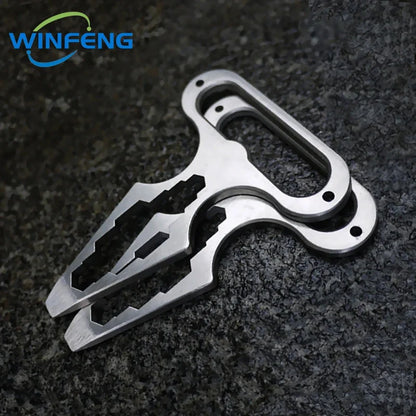 EDC Self-Defense Keychain Tool - Outdoor Survival Stinger with Bottle Opener & Wrench for Men & Women