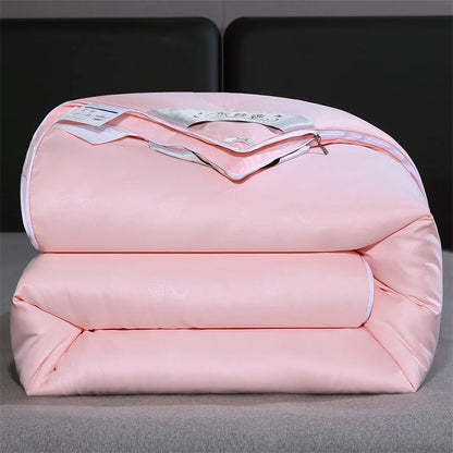 Natural Mulberry Silk Duvet – Luxury Queen & King Size Comforter, All-Season Bedding for Summer & Winter