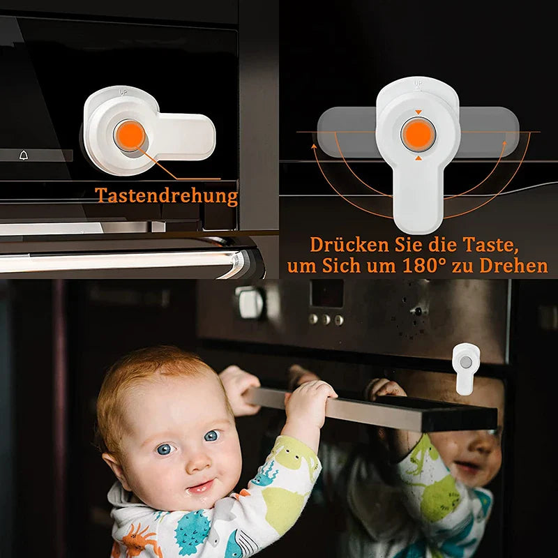 New Design Baby Safety Oven Lock - Prevent Kids from Playing with Oven Doors - Baby Oven Door Stopper for Enhanced Child Safety