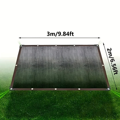Black Garden Sunshade Mesh - UV Resistant Breathable Heat Block Cover for Greenhouse & Vegetable Garden Protection
