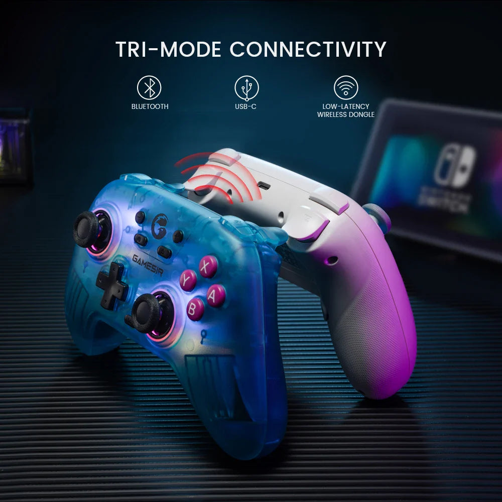 GameSir Nova Wireless Switch Controller | Bluetooth Hall Effect Gamepad for Nintendo Switch, iPhone, Android & PC
