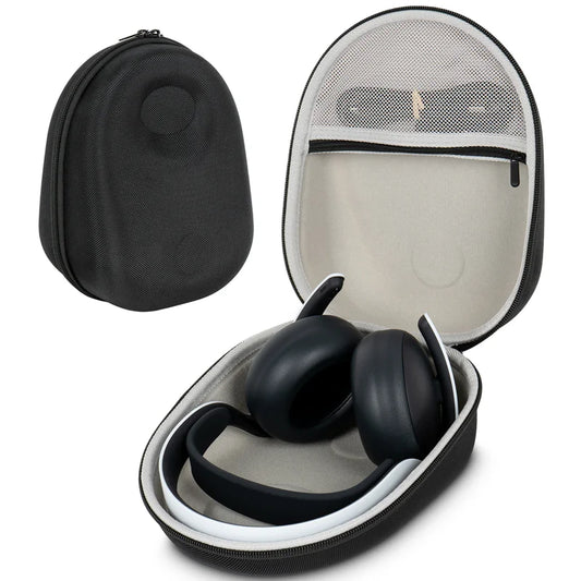 Hard Carrying Case for PS5 – Semi-Waterproof Travel Storage Box for PULSE Elite Wireless Headset & Accessories