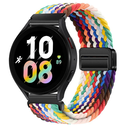 22mm Braided Nylon Watch Band – Loop Sport Strap for OnePlus Watch 3/2, OPPO Watch X/X2/4 Pro & 46mm Smartwatch Bracelet