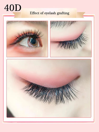 Individual Cluster Lashes – 20-100D Natural Look DIY Eyelash Extensions, 280pcs Mixed Tray Volume Lashes