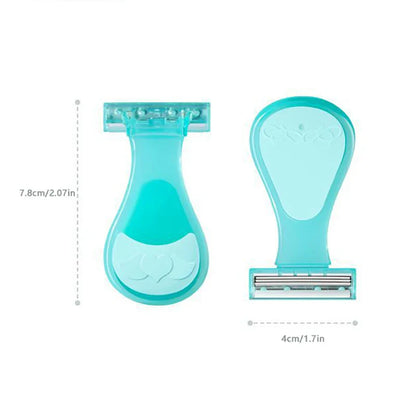 Mini Hair Removal Razor for Women — Portable Stainless Steel Shaving Knife for Body & Private Parts