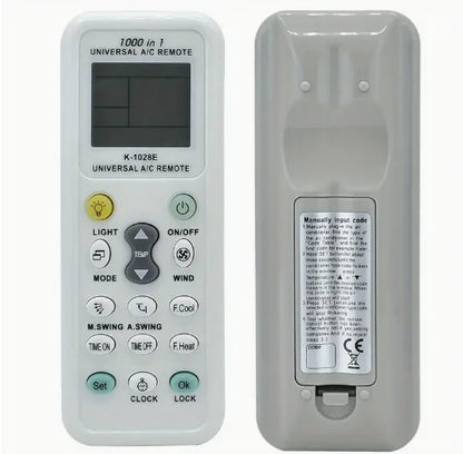 1000-in-1 Universal Remote Control K-1028E – AC Digital LCD Controller for Air Conditioners