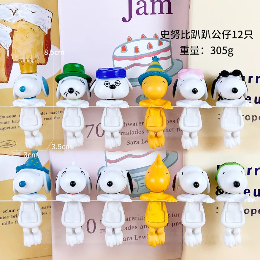 Hipper Angel Snoopy Blind Box | Kawaii Mini Anime Figure for Phone & Computer Decor