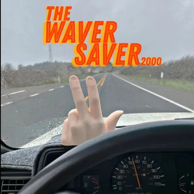 3D Printing Lazy Hand Car Interior Decoration – Waving Funny Car Pendant Prank Accessory