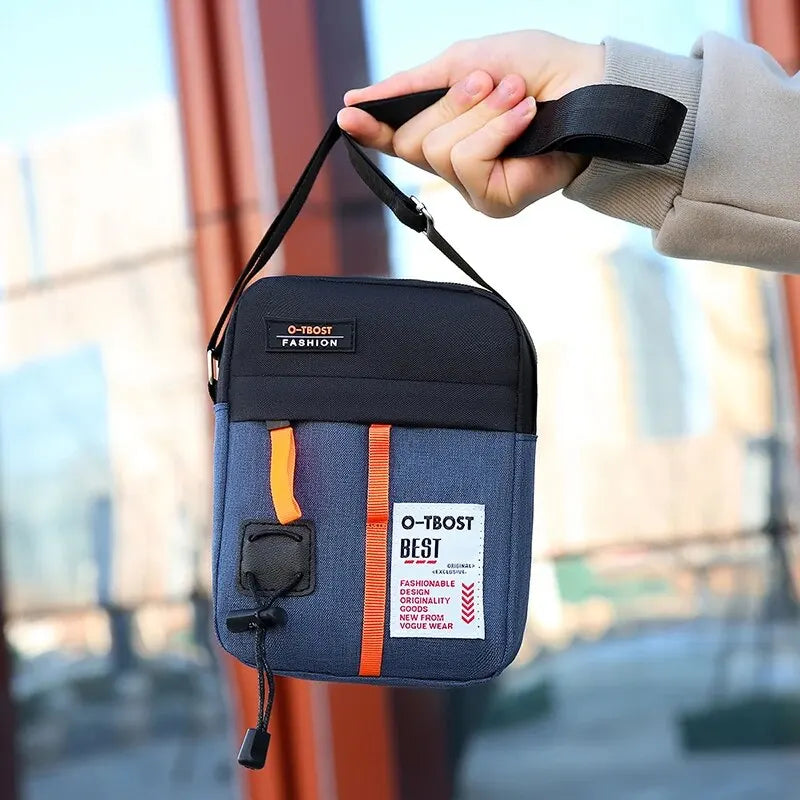 2024 Men's Waterproof Shoulder Bag - Casual Multi-Functional Crossbody Bag for Outdoor Us