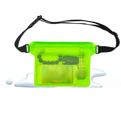 Waterproof Swimming Waist Bag - Sealed Dry Phone Case for Diving, Skiing, Boating, Beach & Water Sports