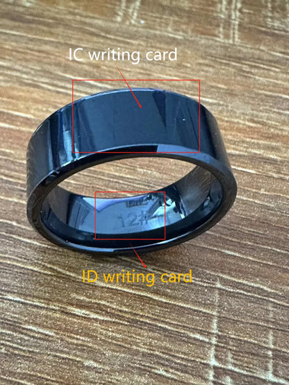 RFID Smart Dual Chip NFC Ring – Waterproof ID+IC Tag, Rewritable CUID T5577 Badge for Copy & Clone