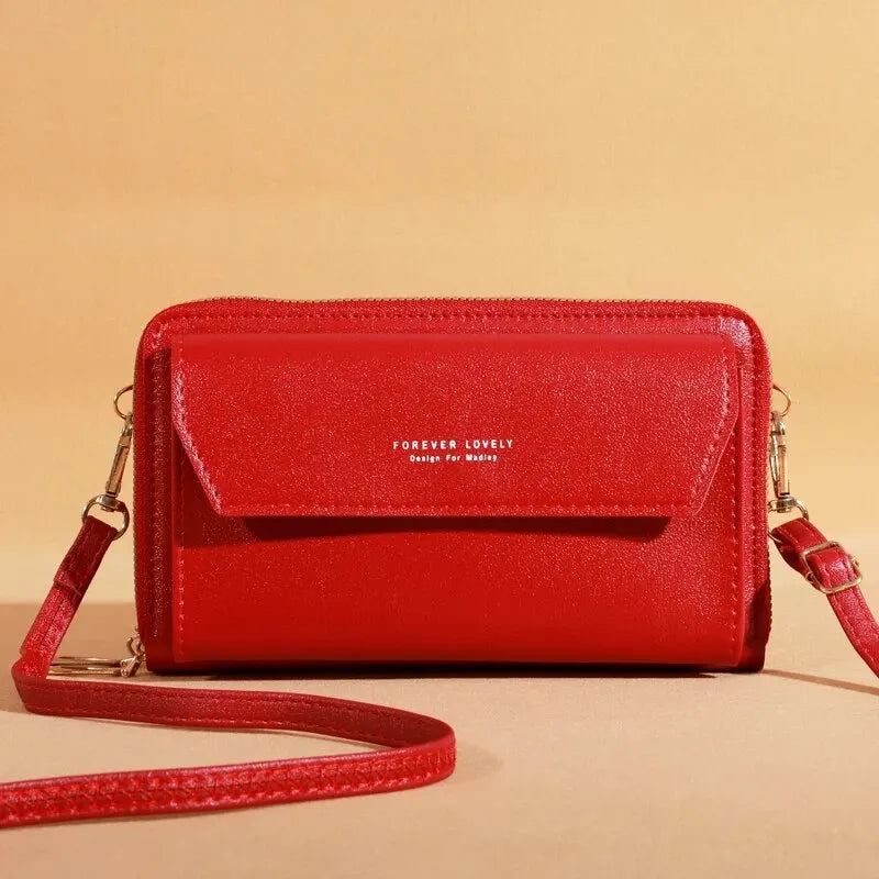 Summer Crossbody Bag for Women: Small Market Simple One Shoulder Bag - Double Layer Casual Body Bag for Mobile Phone, New Arrival