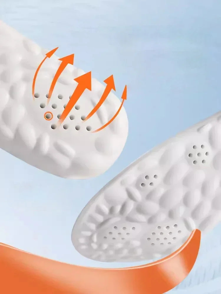 2PCS Self-Heating Thermal Insoles – Winter Warm Wool Memory Foam Shoe Pads for Men & Women Sports Shoes