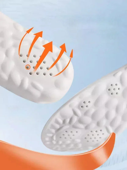 2PCS Self-Heating Thermal Insoles – Winter Warm Wool Memory Foam Shoe Pads for Men & Women Sports Shoes