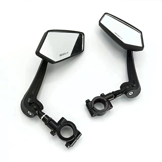 Adjustable Bicycle Rear View Mirror – Clear Wide Range Back Sight Reflector for Left and Right Handlebar