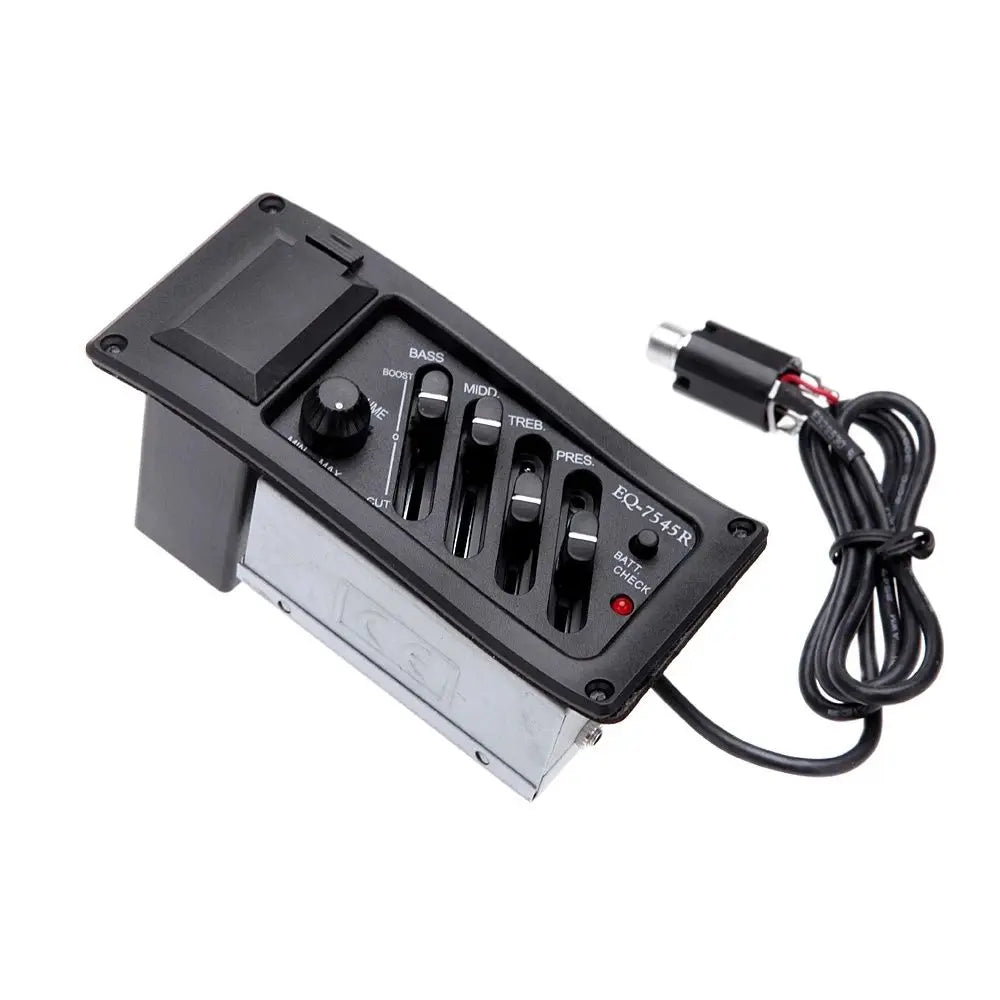 Acoustic Guitar EQ Piezo Pickup & Pre-Amp Unit - EQ-7545R