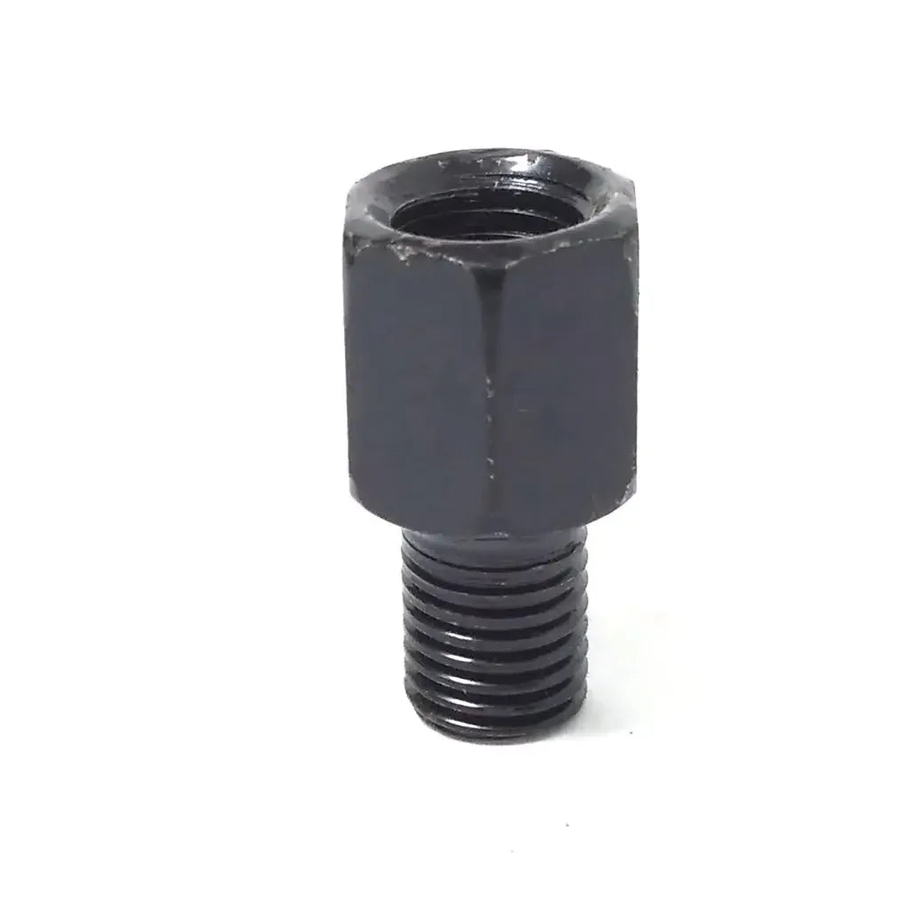 Pair Black Motorcycle Mirror Adapters M10 & M8 – 8mm/10mm Rearview Mirror Conversion Bolts, Left & Right Thread