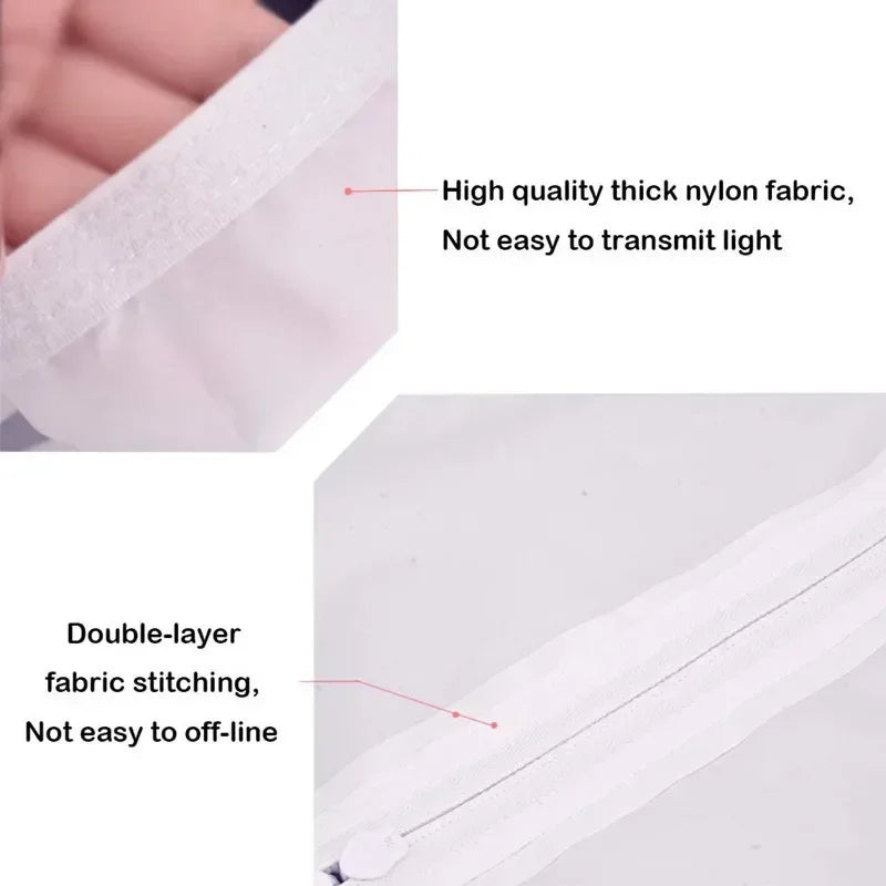 AirLock Portable AC Window Seal Kit 3/4M – Flexible Cloth Sealing Plate with Zip & Adhesive for Air Conditioner Window Vent Kit