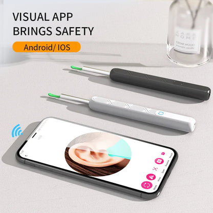 2025 Wireless Smart Earpick – HD Camera Ear Wax Cleaner with 6 LED Lights for iOS & Android