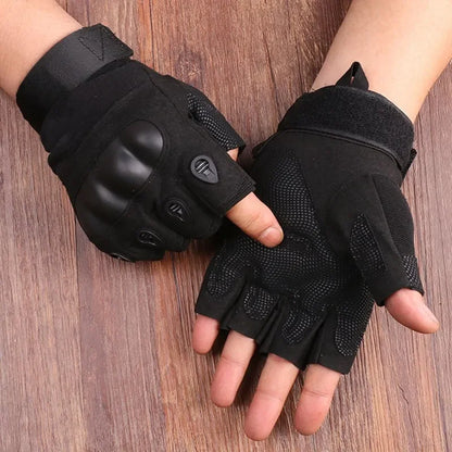 Tactical Motorcycle Gloves for Men & Women – Knuckle Protection, Full Finger Hunting, Shooting, & Cycling Bike Gloves