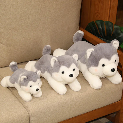 30/40cm Cute Husky Dog Plush Toy – Soft Kawaii Stuffed Puppy Pillow Doll for Xmas Gift