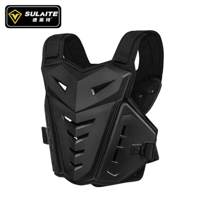 SULAITE Motocross Body Armor Jacket – Motorcycle Moto Vest with Back & Chest Protector, Off-Road Dirt Bike Gear