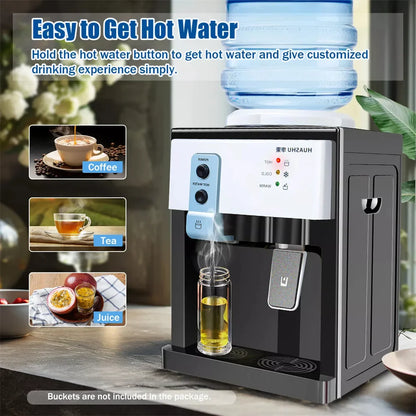 5 Gallon Top Loading Water Cooler Dispenser – Countertop Hot & Cold Drinking Machine