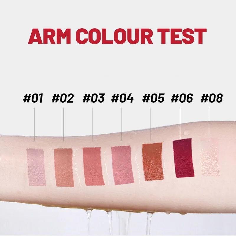 Matte Brown Lip Liner Pencil – Waterproof, Long-Lasting Lip Outline and Contouring, Moisturizing Lip Balm Crayon