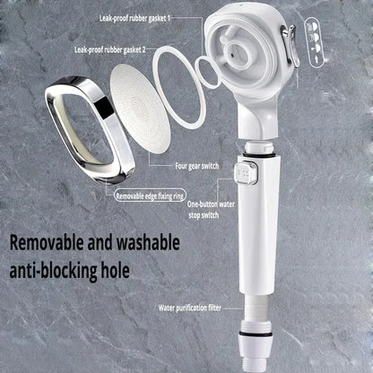 Xiaomi High Pressure Shower Head Set – 3 Modes Adjustable Smart Sprayer with Bathroom Accessories