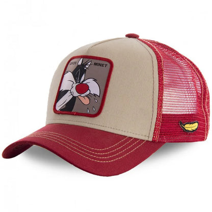 Anime Bunny TAZ DUCK Snapback Cap – Cotton Baseball Hat for Men & Women, Hip Hop Dad Mesh Trucker Cap