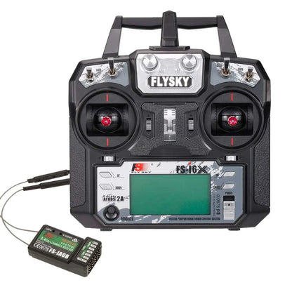 FLYSKY FS-i6x 2.4G 6/10CH AFHDS 2A Radio Transmitter with IA6B/IA10B Receiver — RC Airplane, Helicopter & FPV Racing Drone