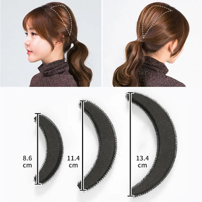 8pcs Hair Volume Puff Sponge Pads – Invisible Fluffy Clip for DIY Hair Styling, Women & Girls Hair Tools