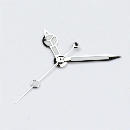 High-Quality Watch Hands – Polished Silver 12.5×12×8mm, C3 & BGW9 Green/Blue Luminous for NH35, NH36, NH34 Movements