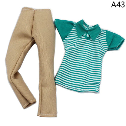 30cm Doll Clothing Set — Men’s Multi-Style Sports Outfit for Boyfriend Dolls