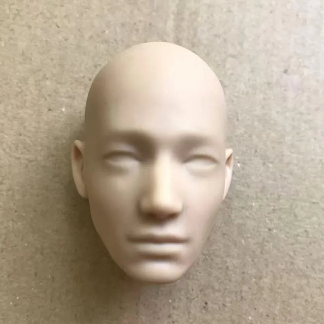 Poppy Blank Face Doll Heads — 1/6 DIY Crafting Parts in Super White, Coffee, Pink & Beige Skin for Doll Making