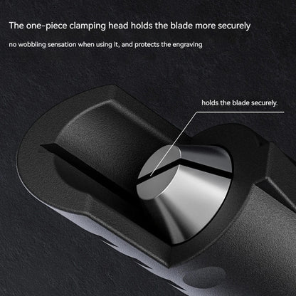 Pen-shaped DIY Aluminum Handle Carving Knife with 10 Replaceable Horseshoe Art Blades